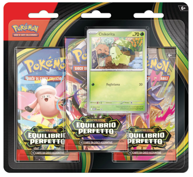 Pokemon ITA MEGAEVO Equilibrio Perfetto Blister 3 Buste Pk10375-i